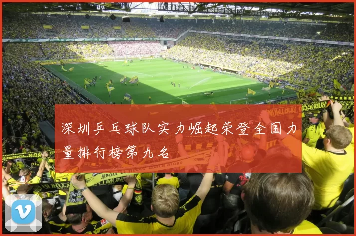 深圳乒乓球队实力崛起荣登全国力量排行榜第九名