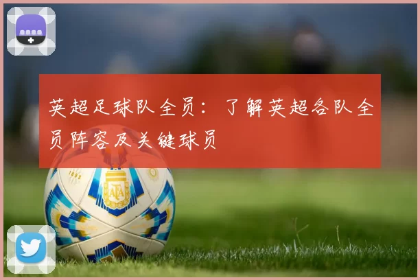 英超足球队全员：了解英超各队全员阵容及关键球员